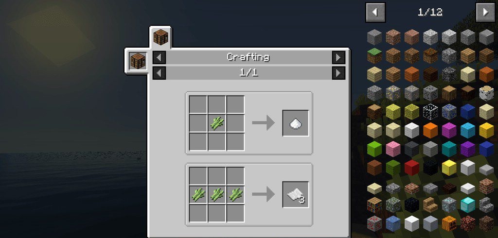 Скриншот фермы сахарного тростника с модом Configurable Cane в Minecraft