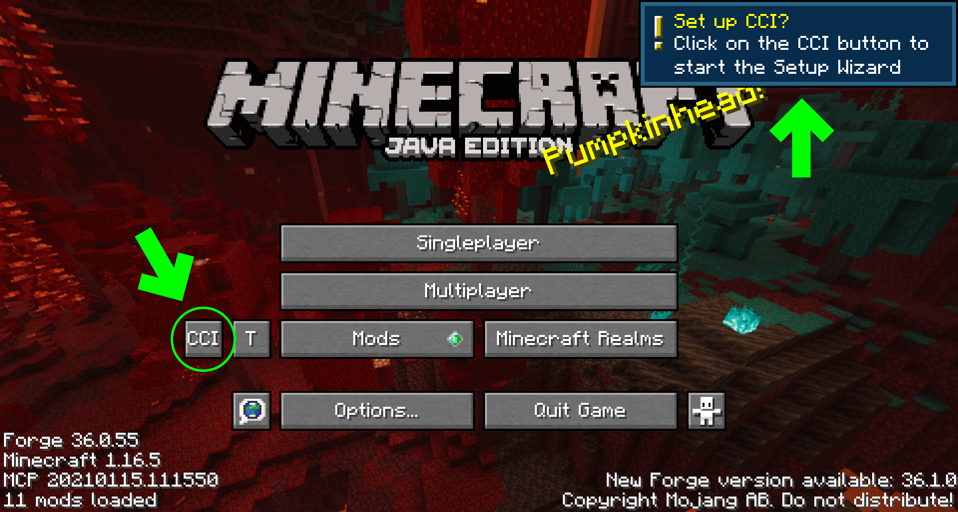 Геймплей Minecraft с модом Content Creator Integration и интерактивными командами