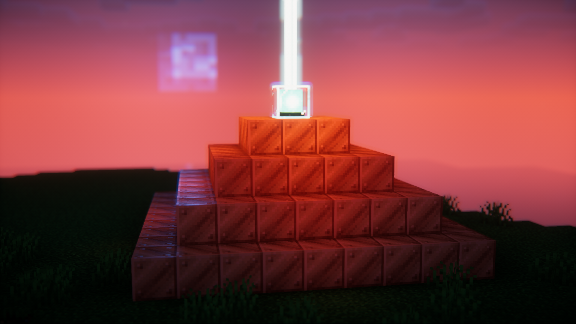 Игровой процесс с новыми медными маяками в Minecraft