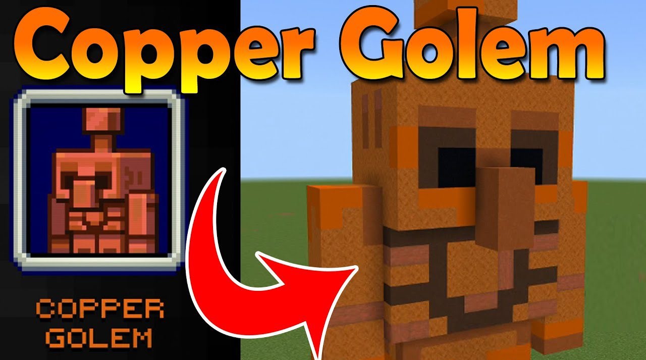 Copper Golem для Minecraft 1.21.4