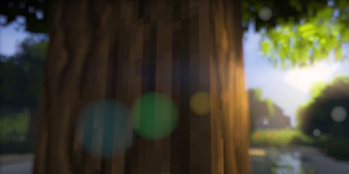 Игрок в Minecraft наслаждается закатом над своим домом
