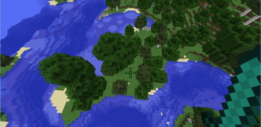 Настройки интерфейса Custom Crosshair в Minecraft с выбором стиля прицела