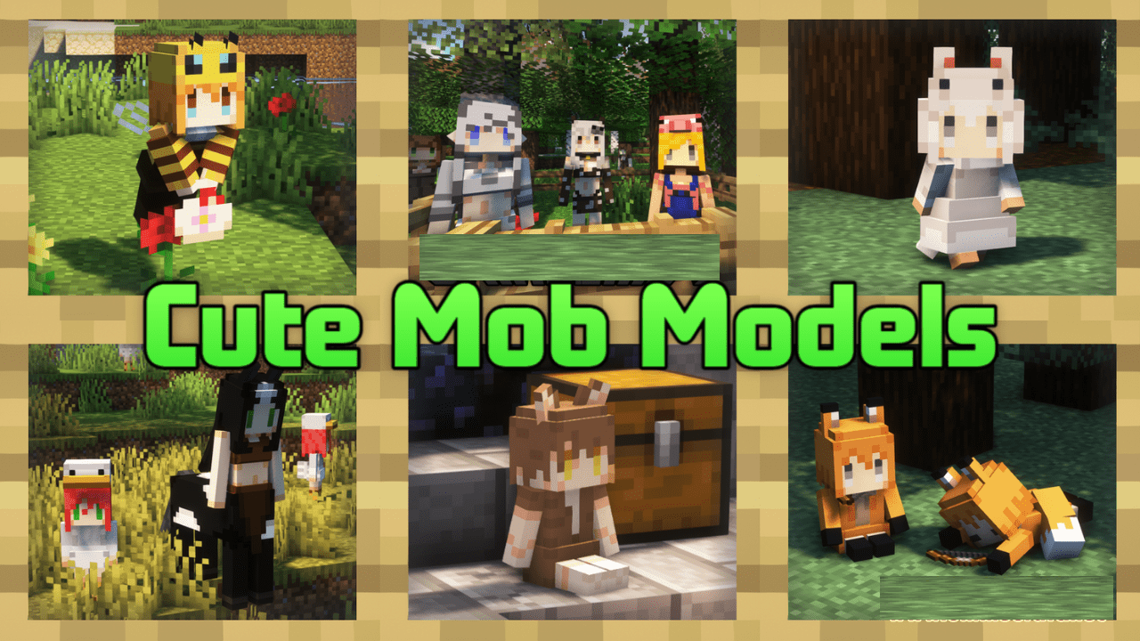 Cute Mob Models  1.21.1