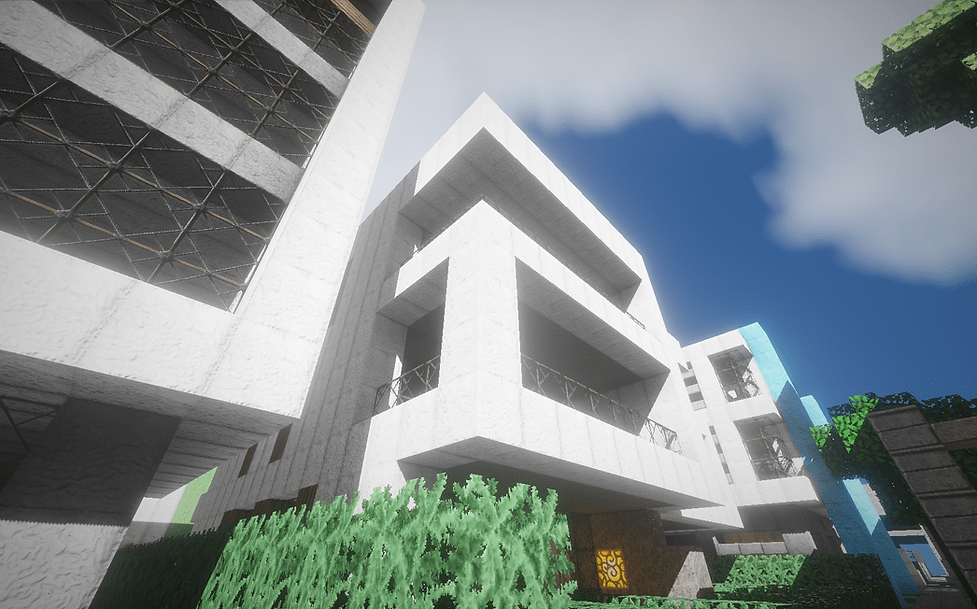 Улучшенная графика Minecraft с шейдерами Cybox: динамические облака и свет