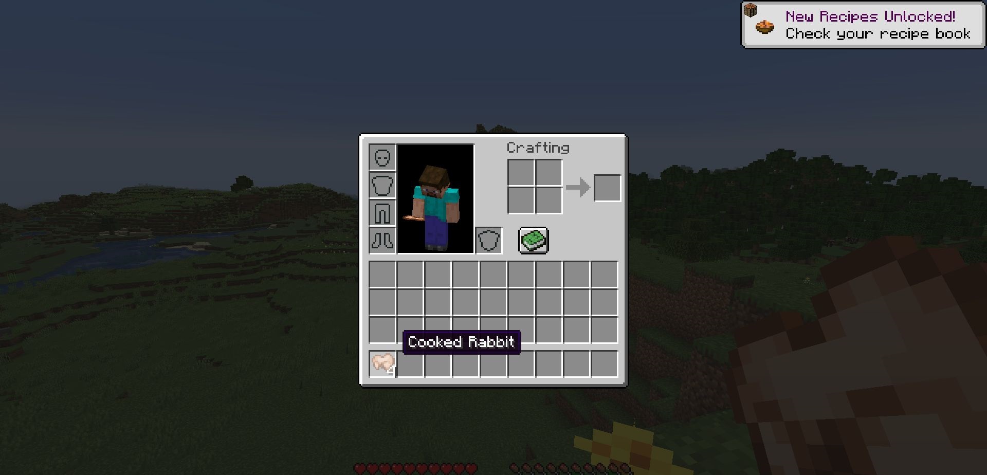 Пример использования предметов из мода Dark Rewards в Minecraft