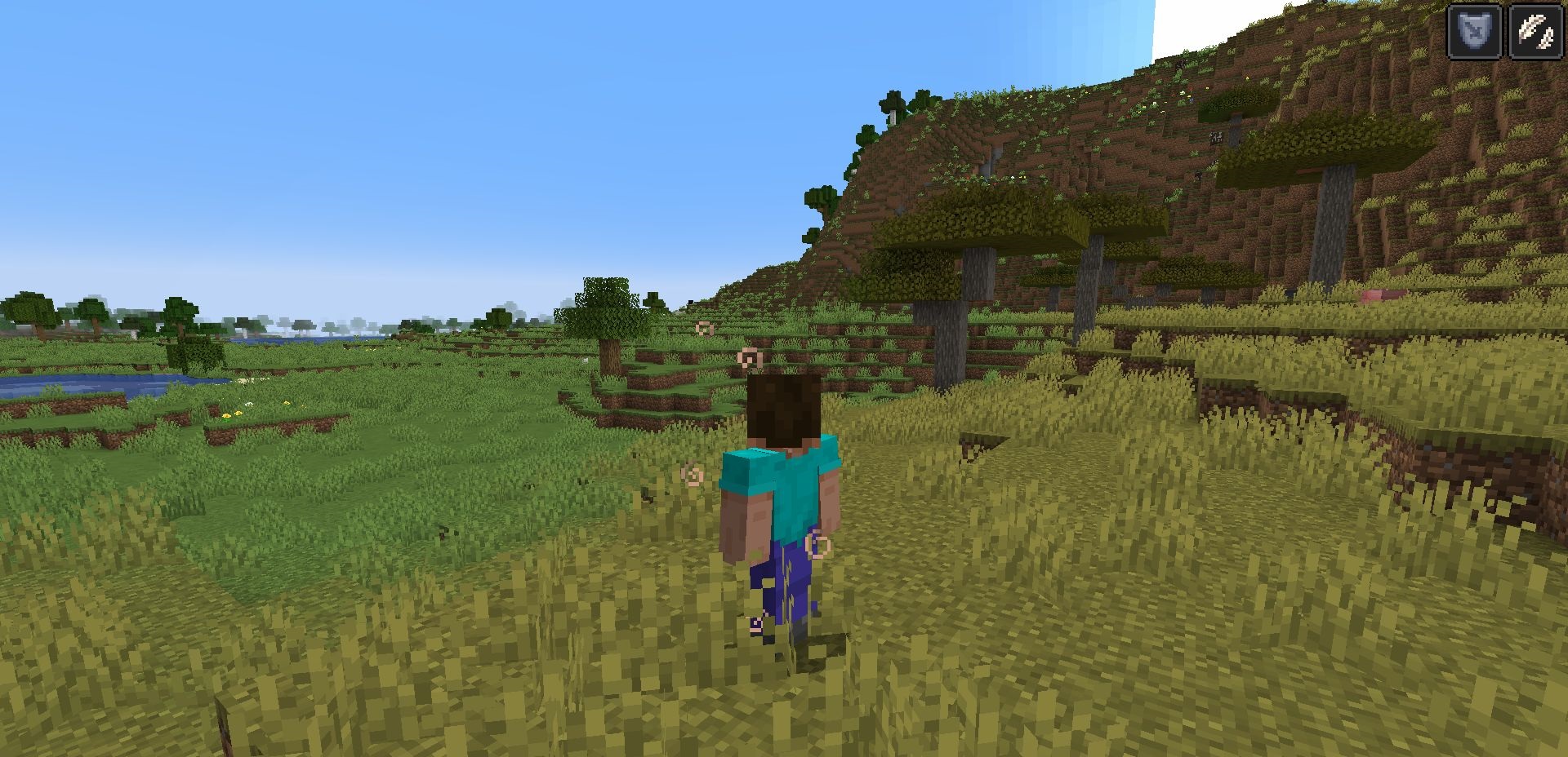 Эффект телепортации DarkSpawn в ночном лесу Minecraft