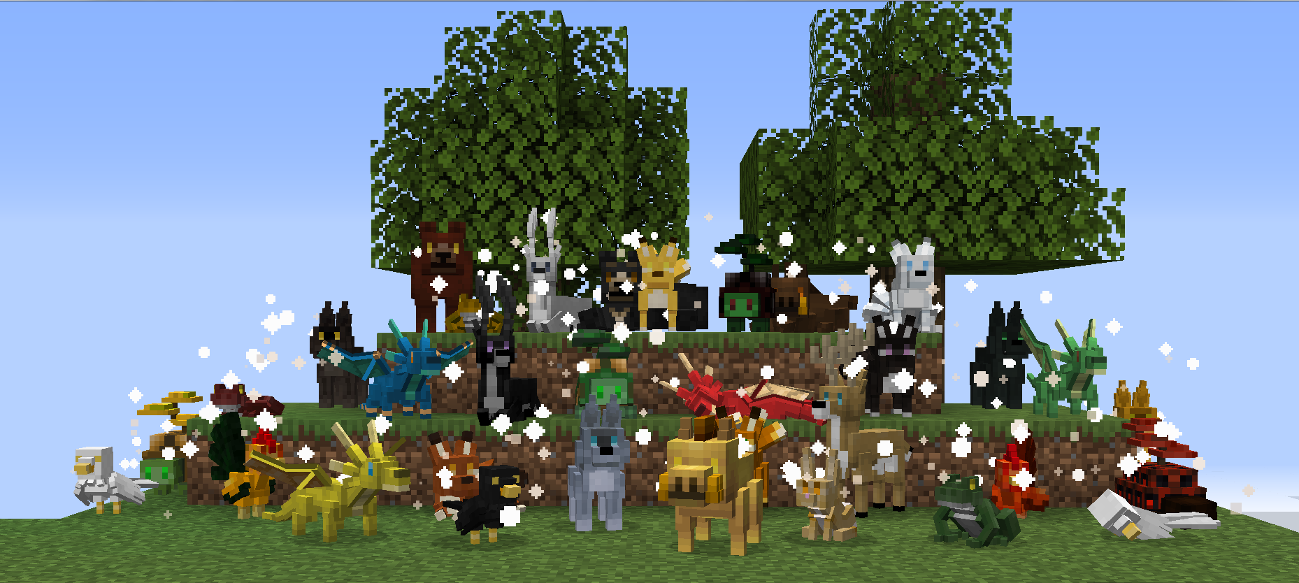 Новые бамбуковые блоки и декор в Minecraft после обновления 1.20