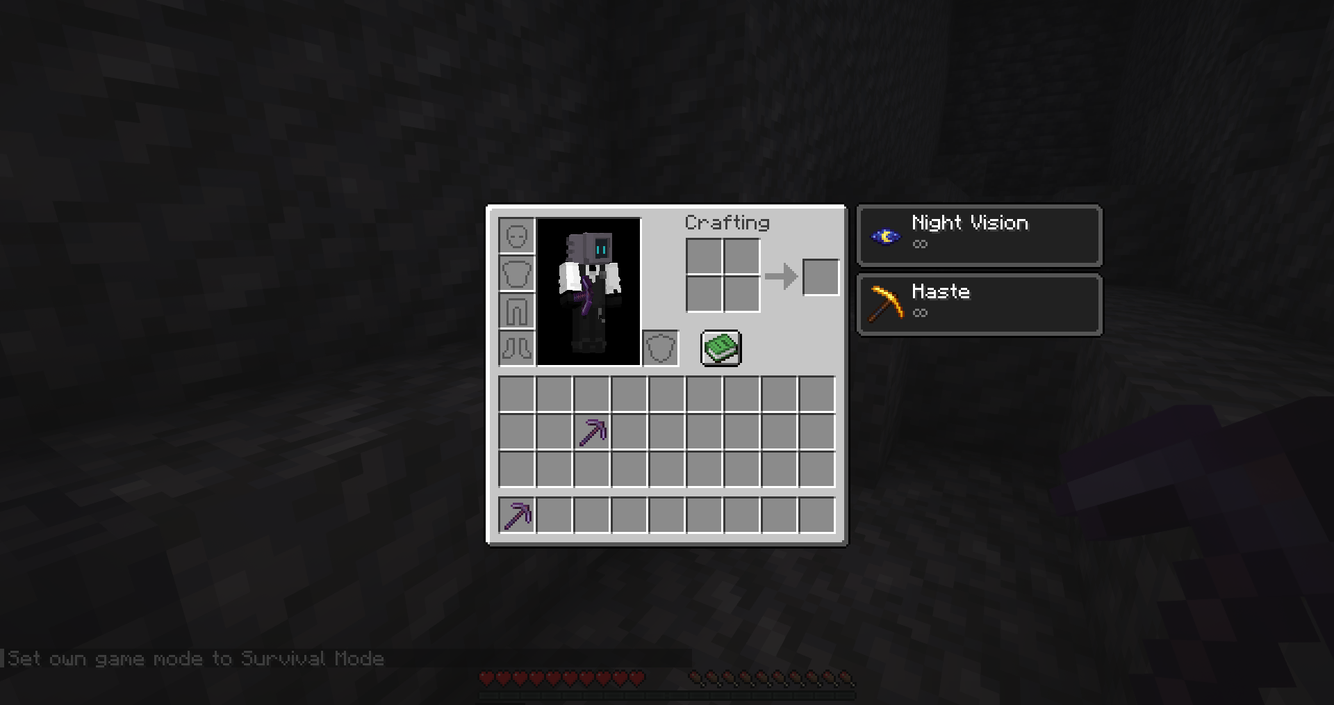 Интерфейс установки мода Deepslate Instamine в Minecraft