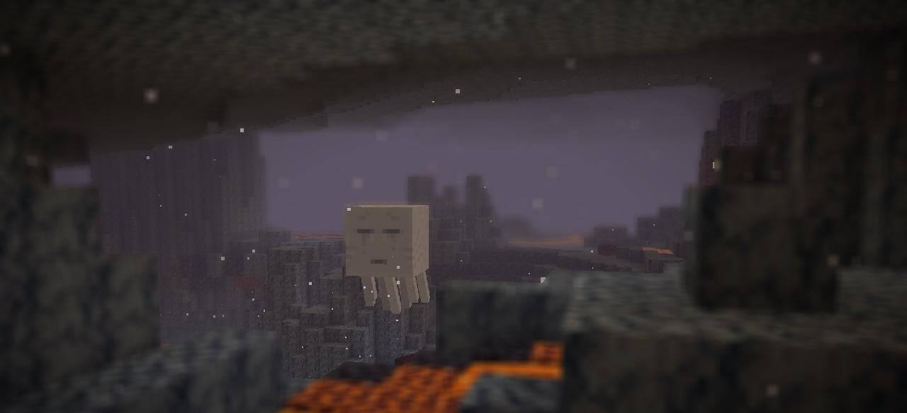 Глубокий океан в Minecraft с шейдерами Depth, подводные руины и кораллы