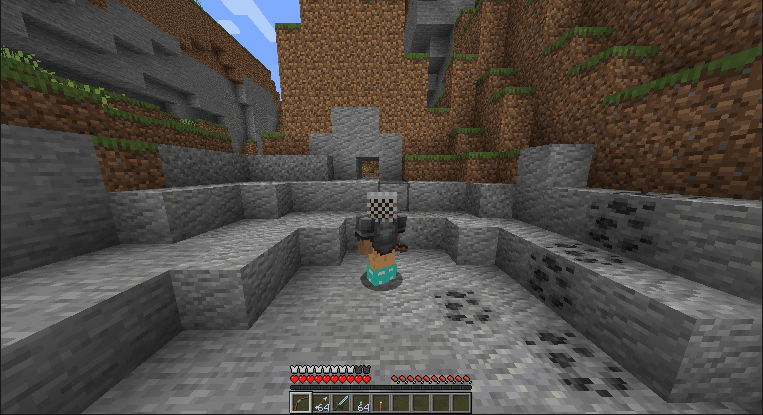Анимация ползания в Minecraft с модом Crawl