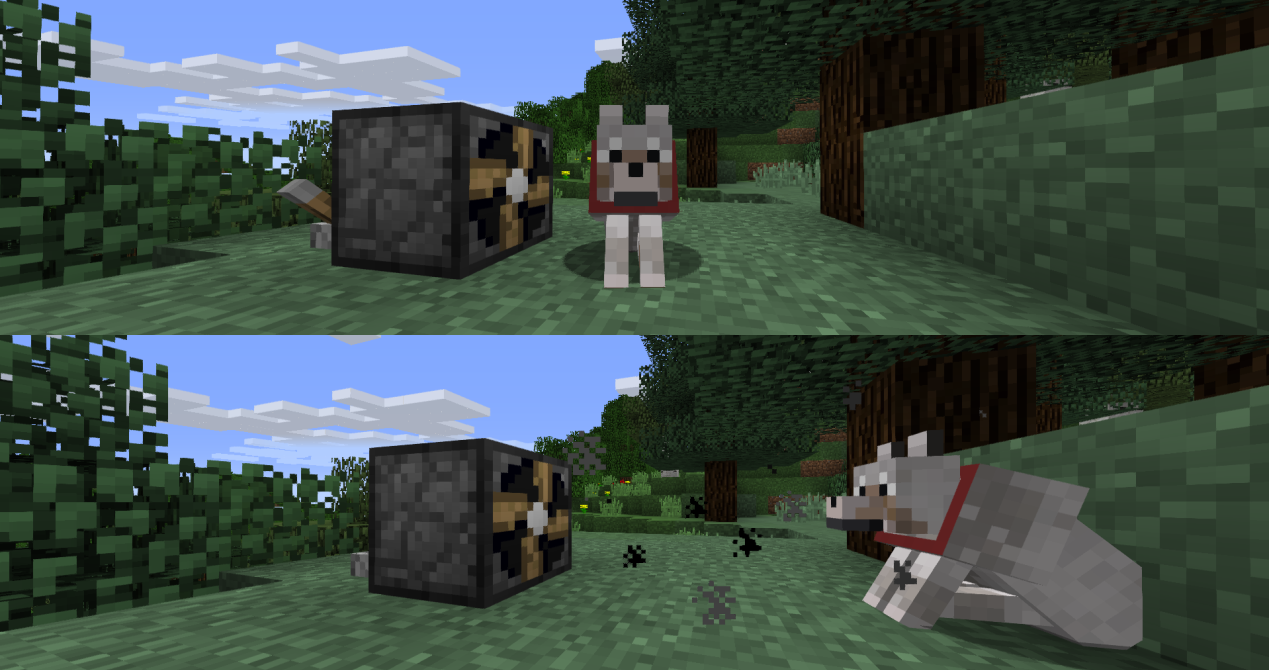 Креативный режим Minecraft с постройками игроков