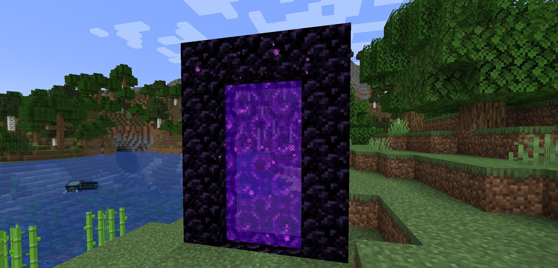 Настройки Dimension Access Manager в меню Minecraft
