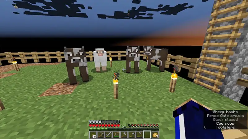 Разнообразные биомы Minecraft: лес, пустыня, снежные горы и океан