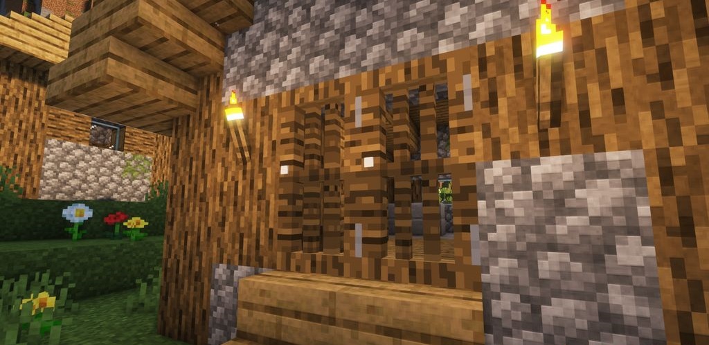 Разнообразие декоративных блоков из мода Domum Ornamentum в Minecraft