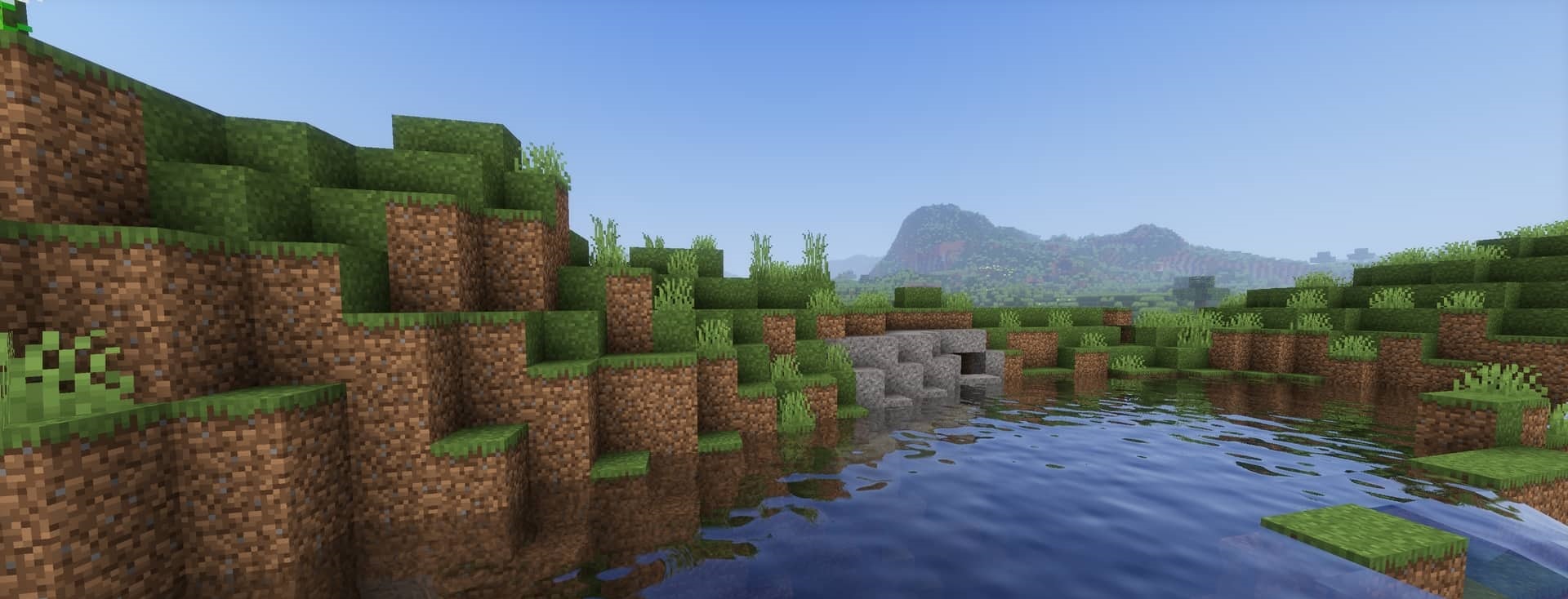 Сравнение стандартной графики Minecraft и версии с шейдерами DrDestens