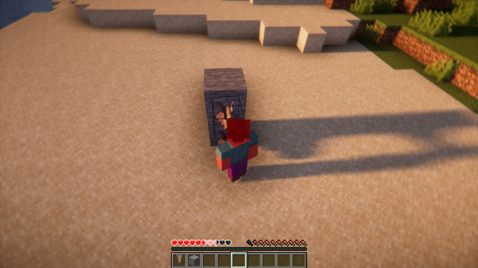 Финальный пример использования мода Dripped Out в Minecraft
