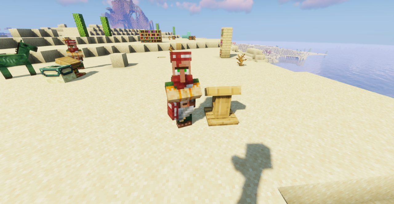 Улучшенные текстуры жителей и големов в Minecraft с пакетом Drodi’s Villagers