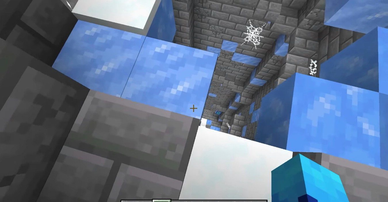 Финальный скриншот с наградами из подземелий в Minecraft с модом Dungeons Enhanced