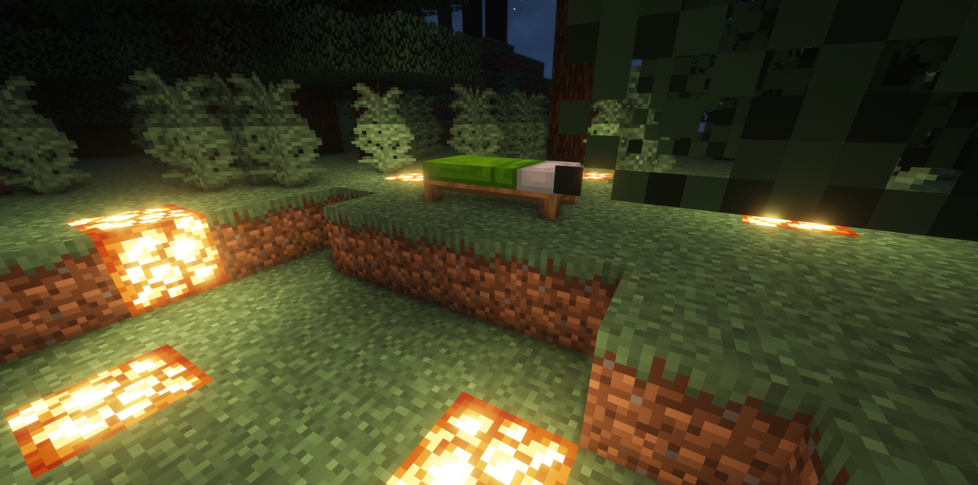 Интерфейс мода Easier Sleeping, упрощающего сон на серверах Minecraft