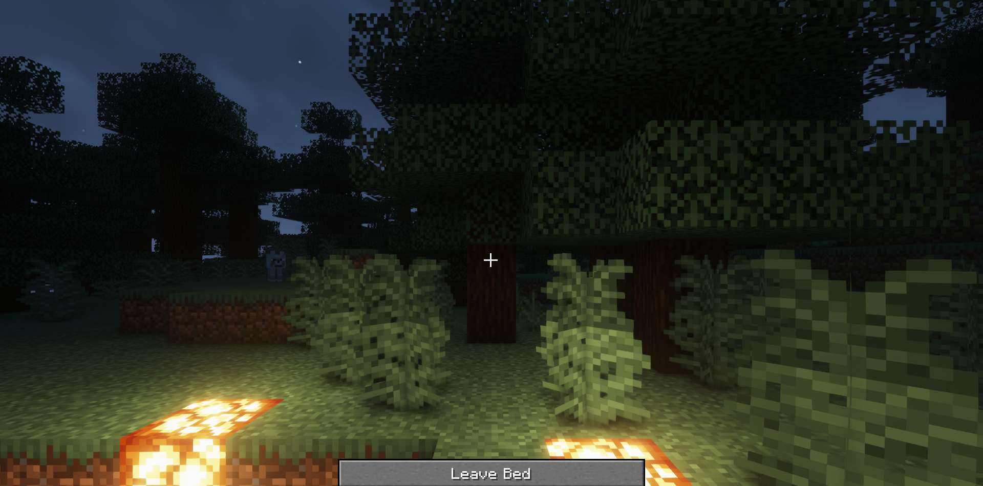 Пример работы мода Easier Sleeping в мультиплеере Minecraft