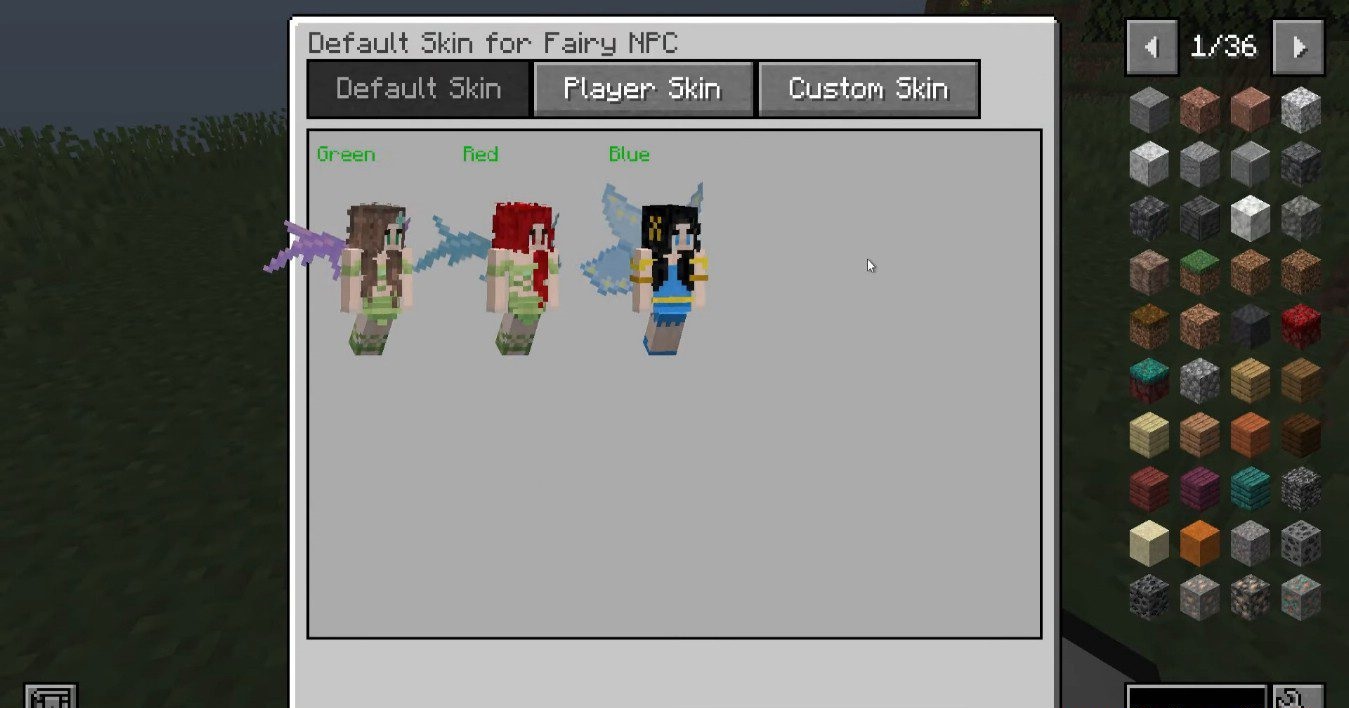 Пример ветвления диалогов в Easy NPC Mod для Minecraft