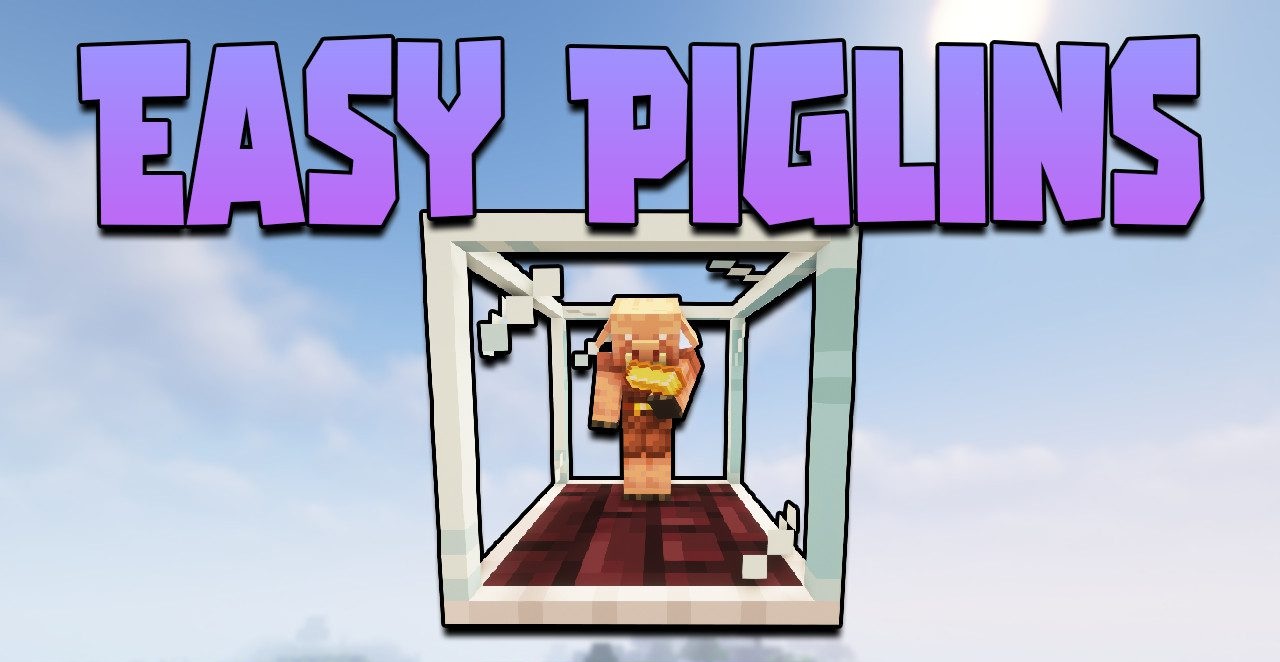 Easy Piglins для Minecraft 1.21.5