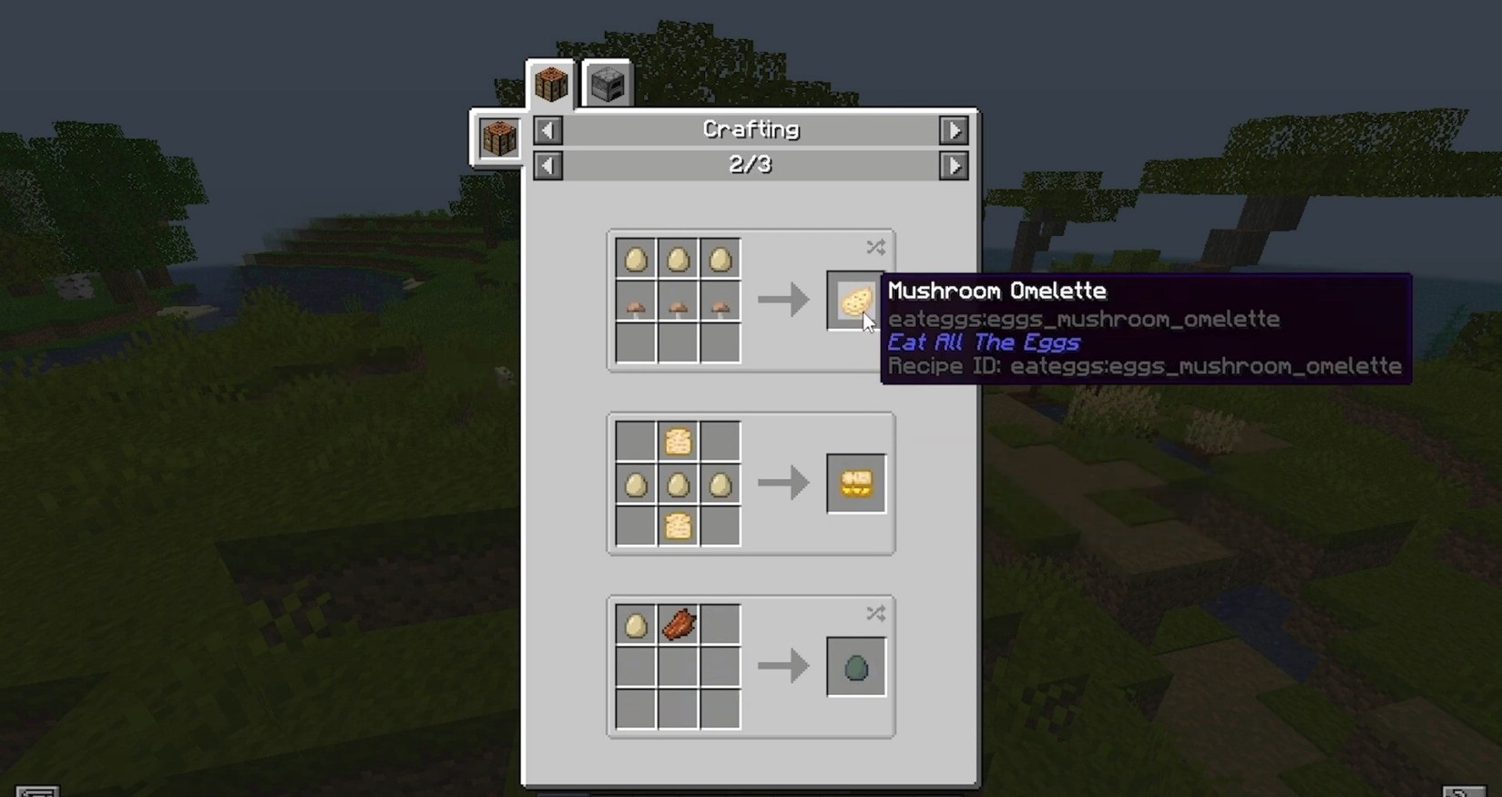 Разнообразие блюд из яиц в моде Eat All the Eggs для Minecraft