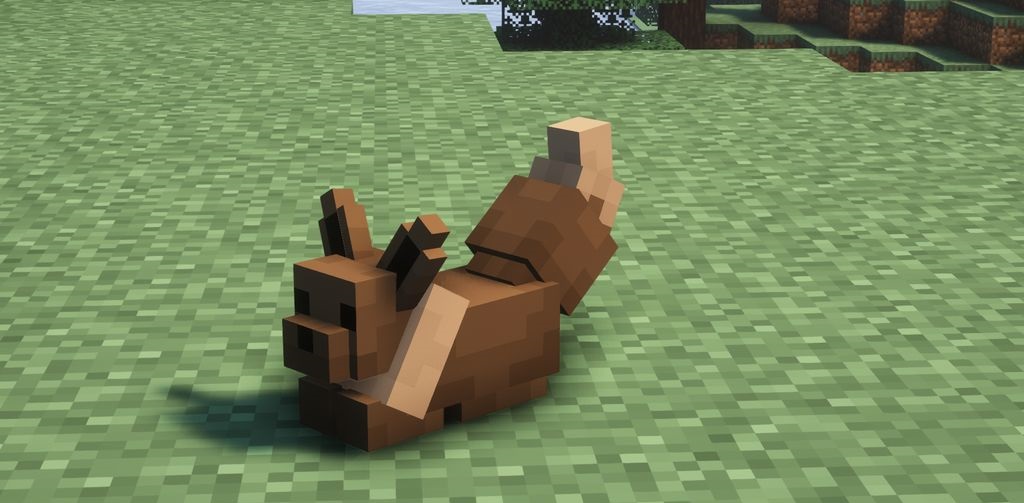 Пример использования текстур Eeveelutions в игре Minecraft