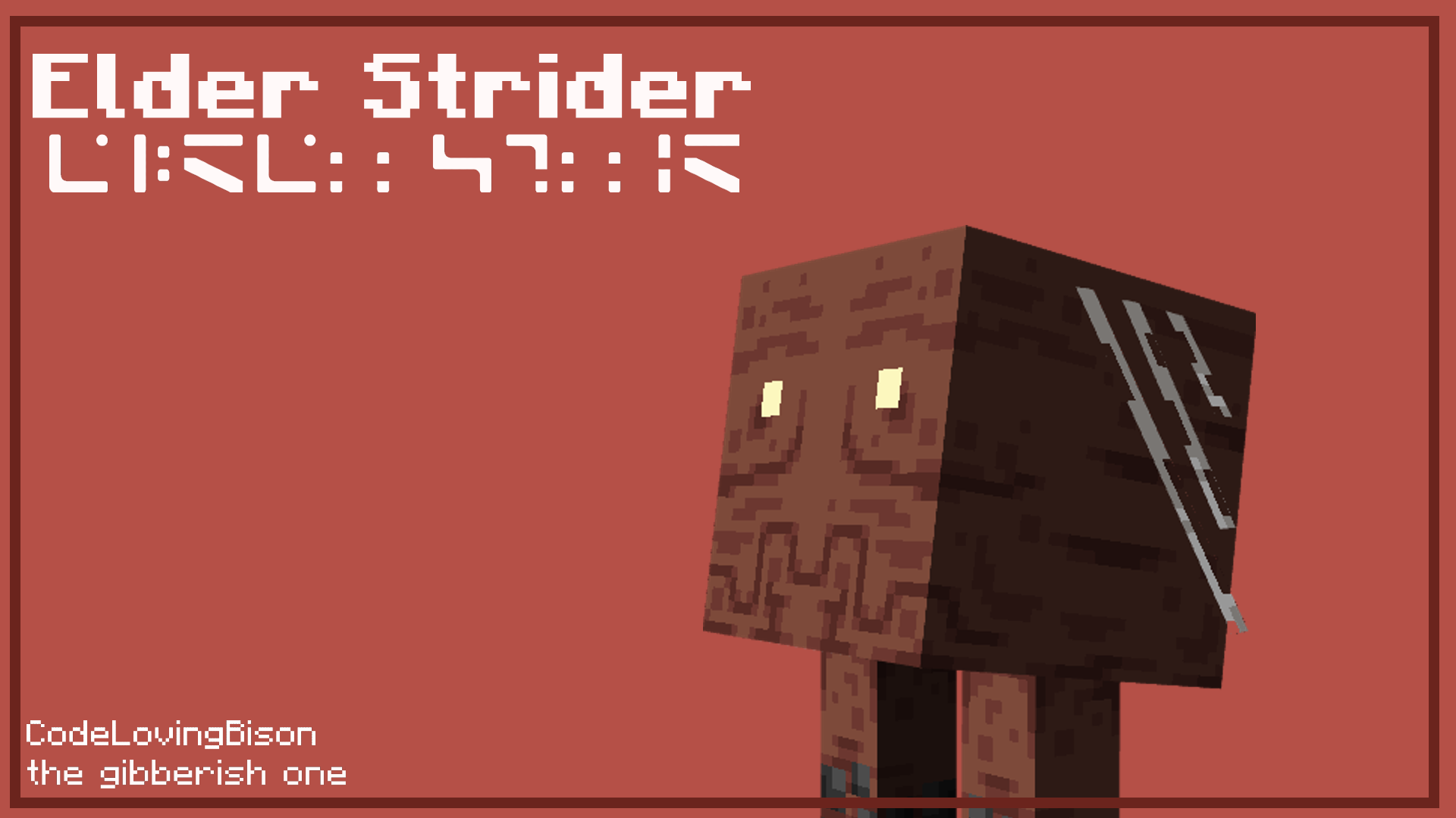 The Elder Strider  1.16.4
