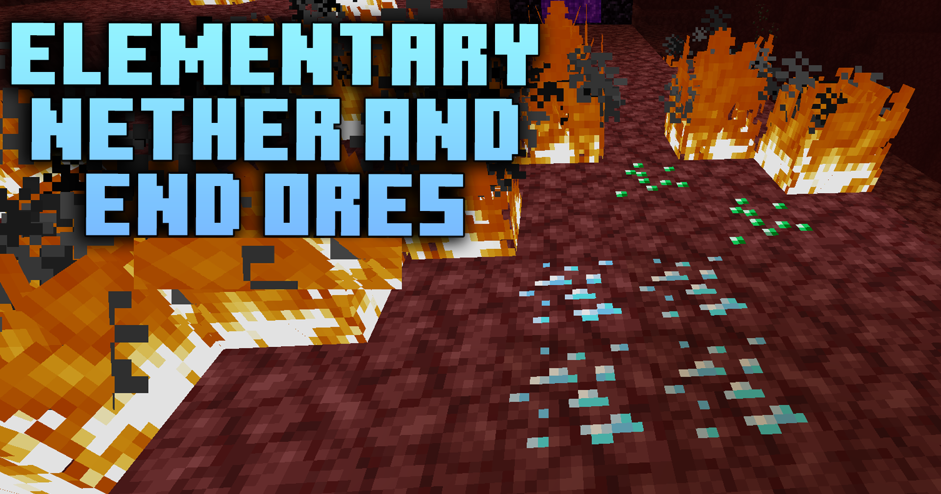 Elementary Nether And End Ores для Minecraft 1.19.4