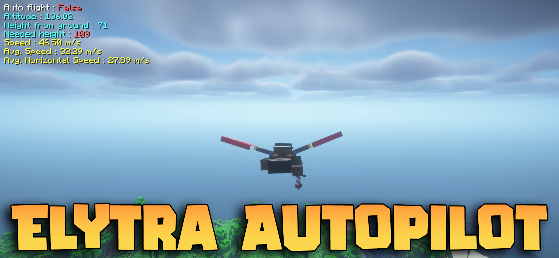 Elytra Autopilot для Minecraft 1.21.5