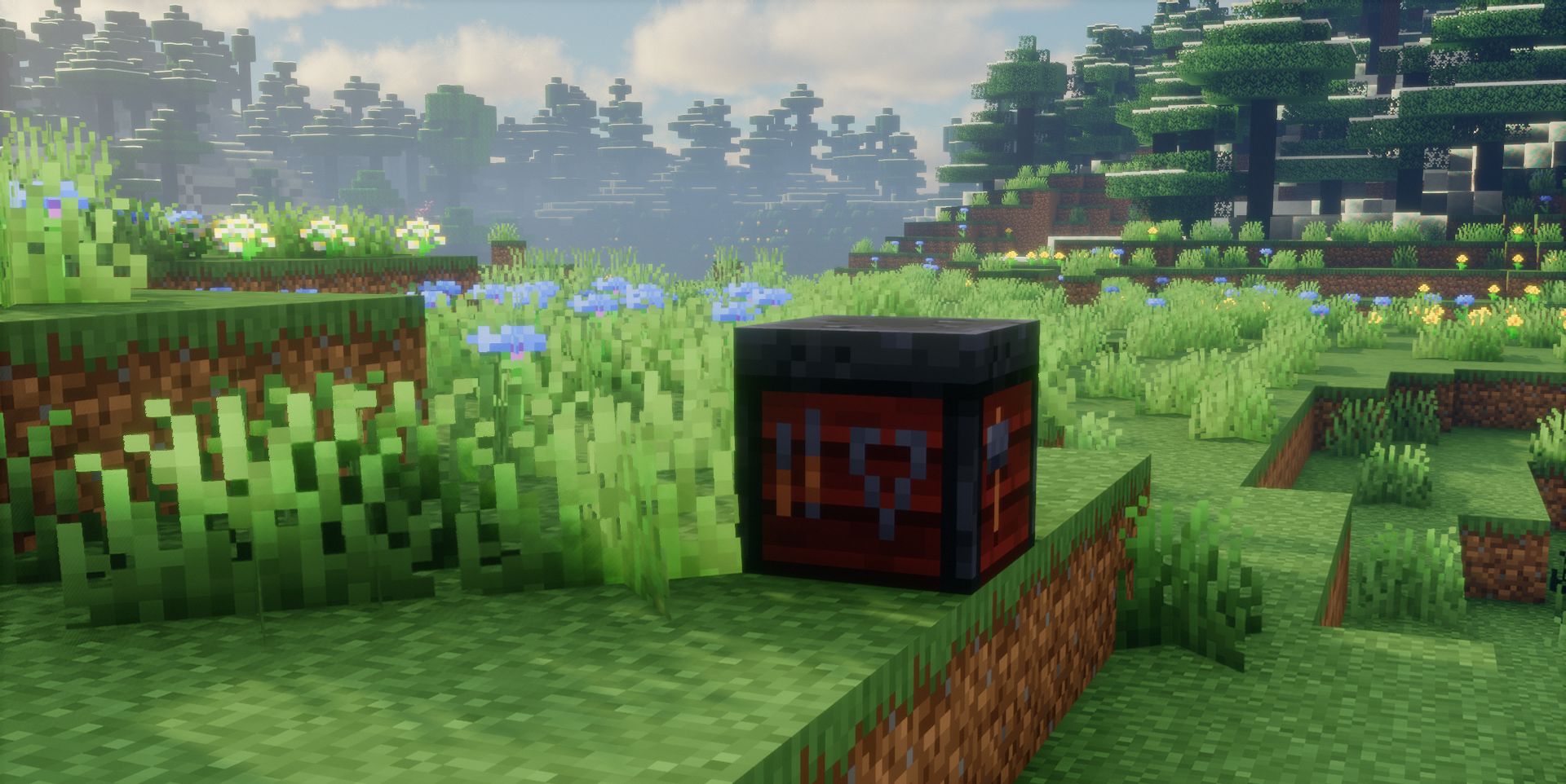 Интерфейс мода Elytra Chestplate в Minecraft с комбинированным слотом для брони и крыльев