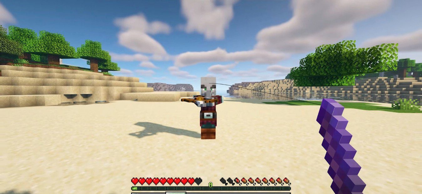 Пример новых заклинаний из мода Enhancement для Minecraft
