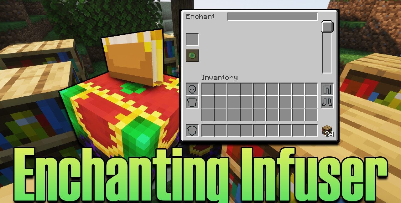 Enchanting Infuser для Minecraft 1.21.4