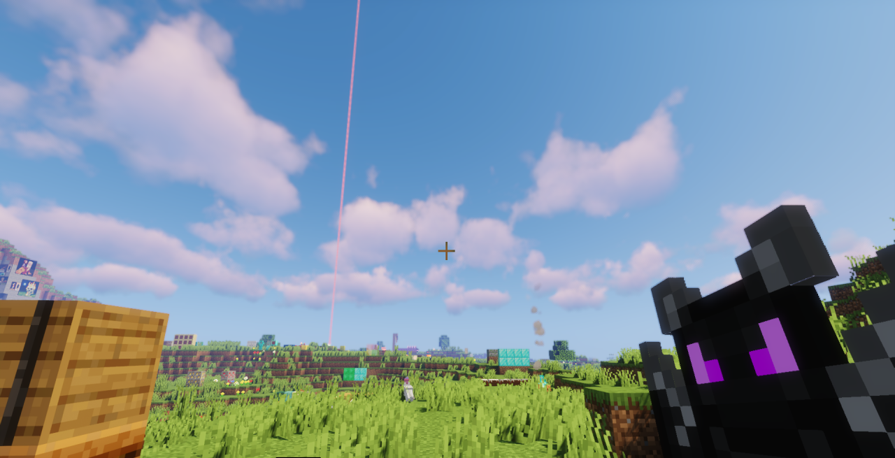 Сравнение стандартного тотема и Enderdragon Totem в инвентаре Minecraft