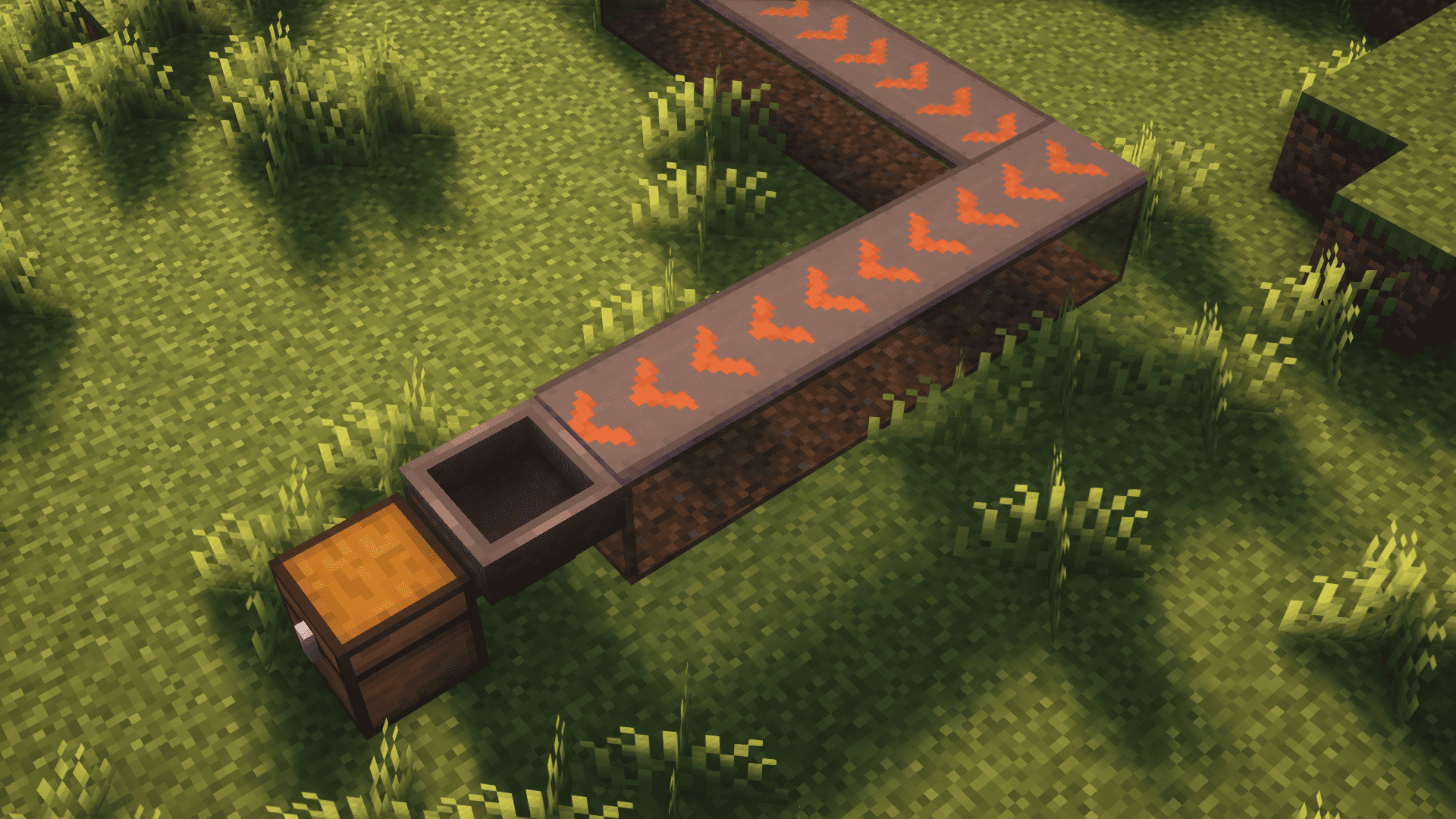 Энергетическая сеть с трансформаторами в Minecraft