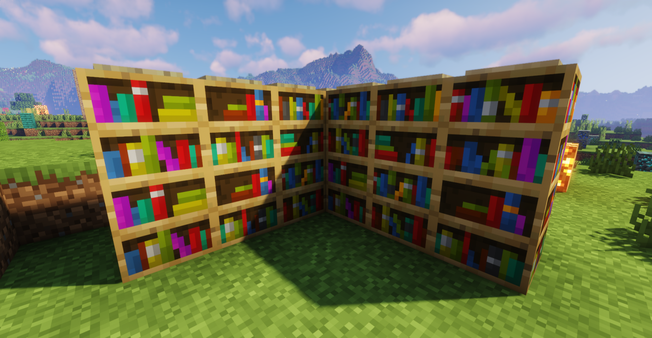 Анимированные деревья и трава в Minecraft с модом Enhanced Vanilla Visuals