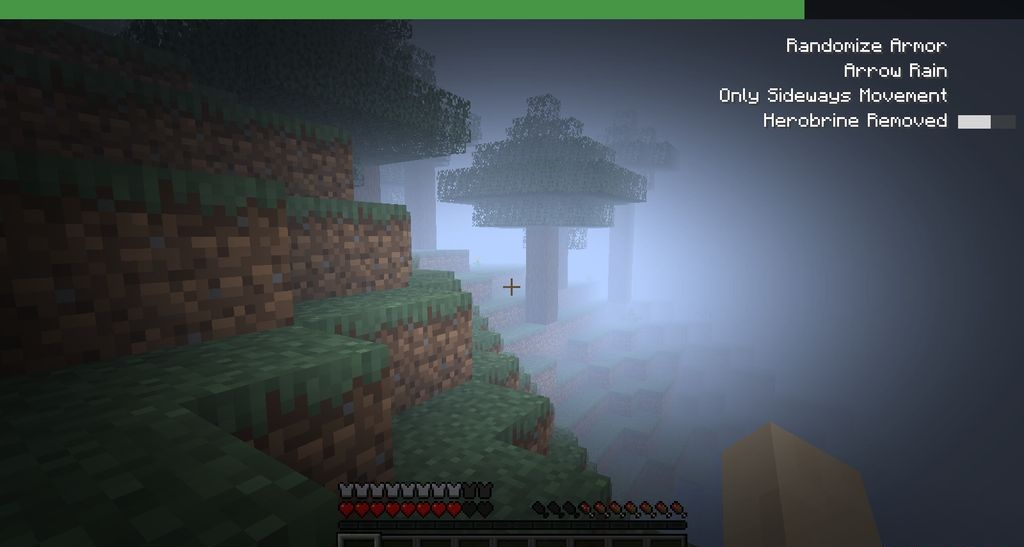 Хаотичные изменения ландшафта в Minecraft благодаря моде Entropy: Chaos