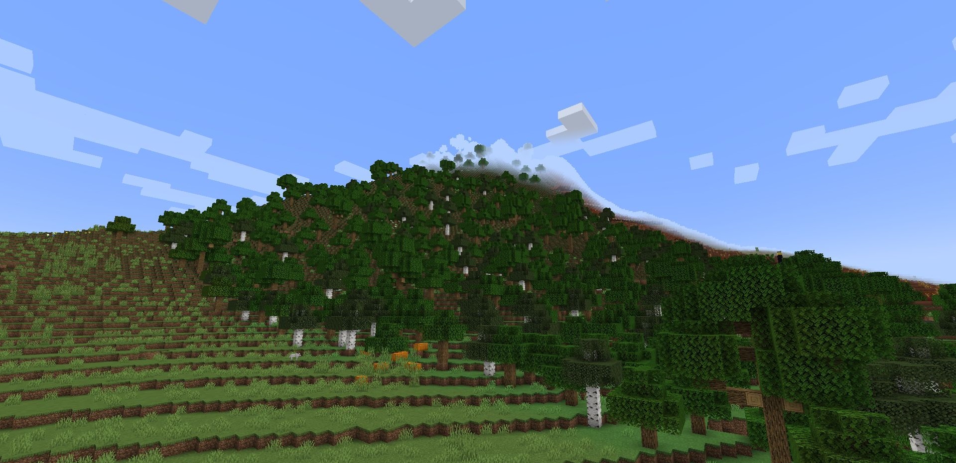 Плавающие острова и необычные ландшафты в Epic Terrain Mod