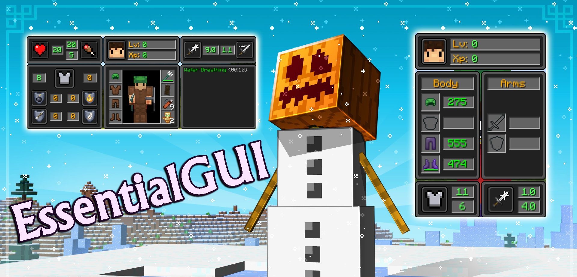 EssentialGUI для Minecraft 1.19.4