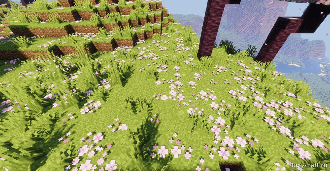 Реалистичные текстуры блоков в Minecraft с паком Etherden: камень, вода и растения