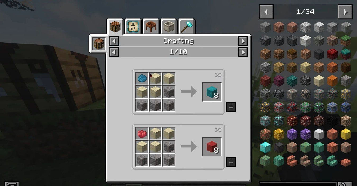 Готовая система автоматического просеивания ресурсов в Minecraft с модом Ex Nihilo