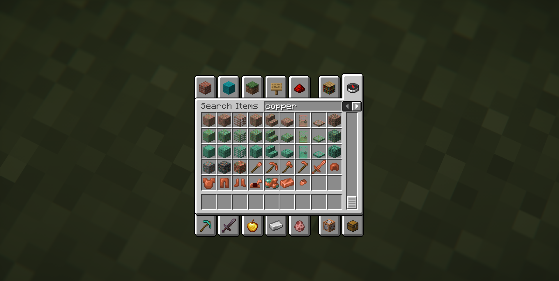 Крафт медного меча и инструментов в Minecraft с модом Exline’s Copper Equipment
