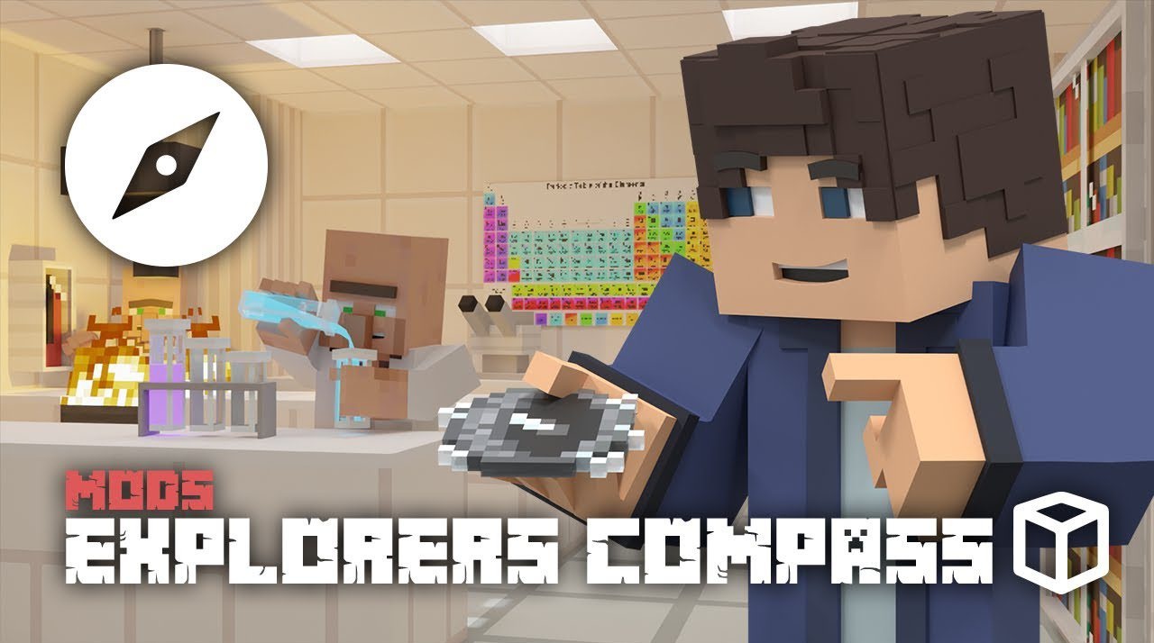 Explorer's Compass для Minecraft 1.21.5