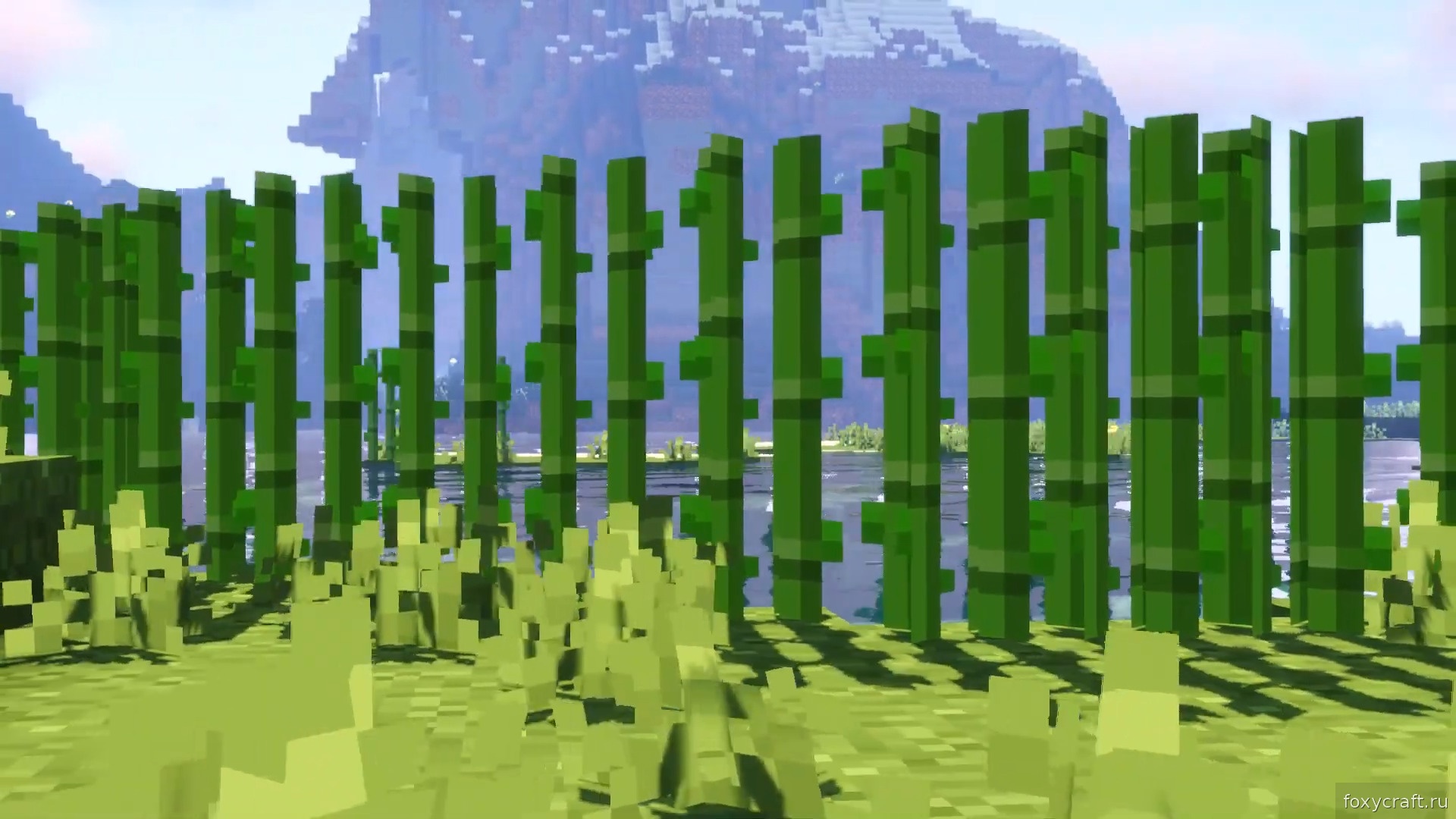 Сравнение текстур до и после установки F8thful в Minecraft