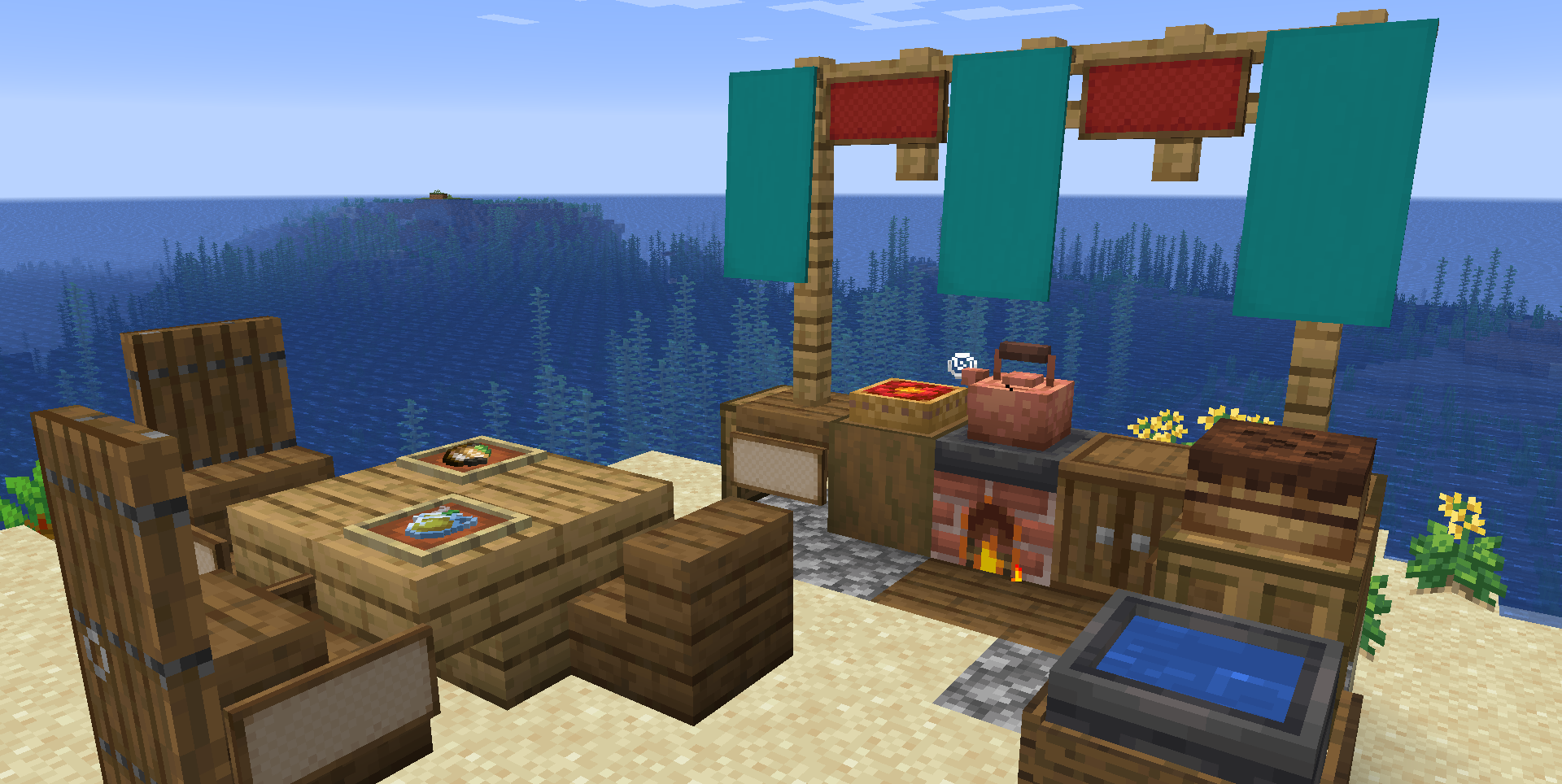Разнообразие биомов в Minecraft: лес, пустыня и горы