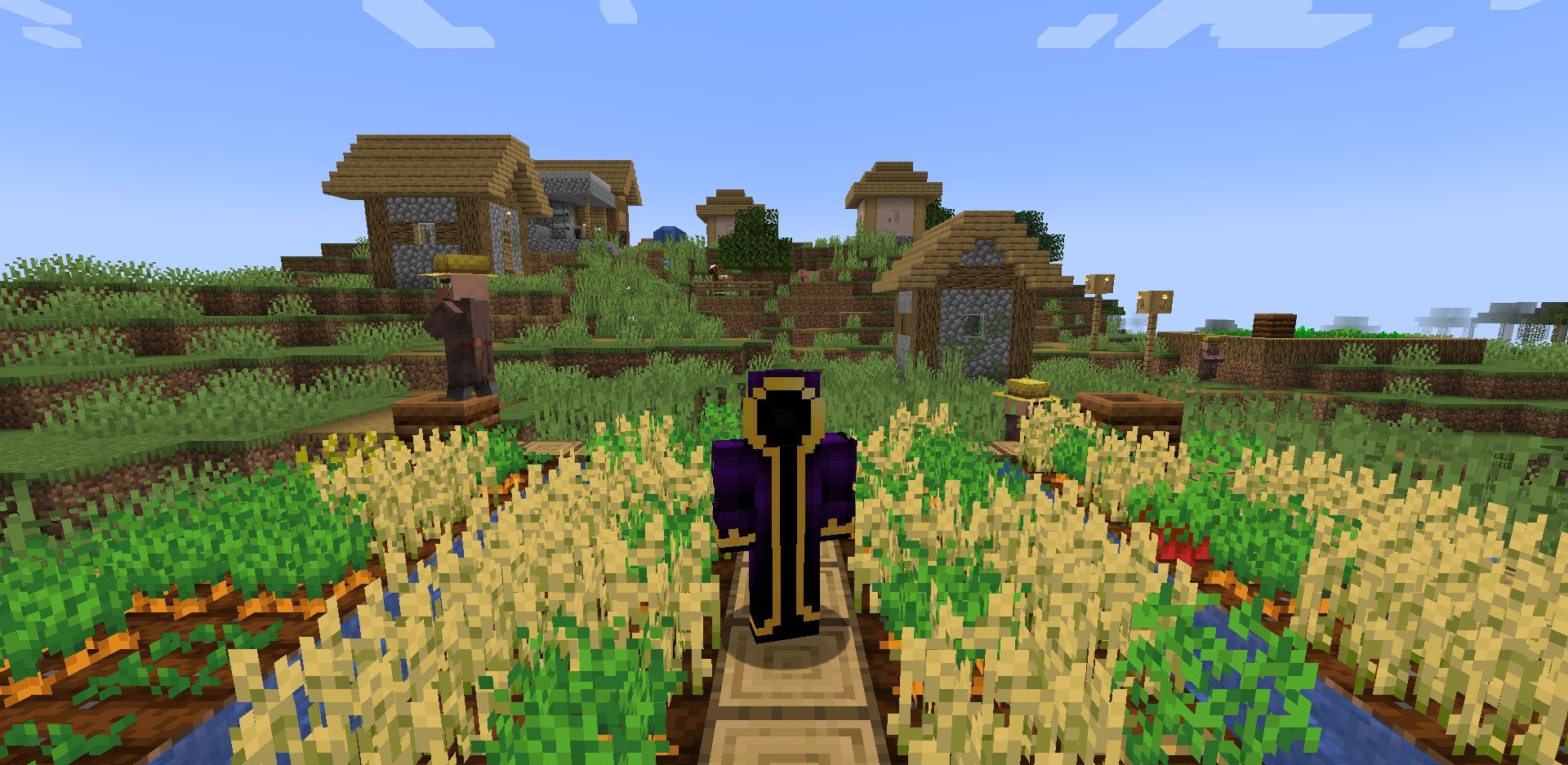 Пример использования мода Farts в мультиплеере Minecraft