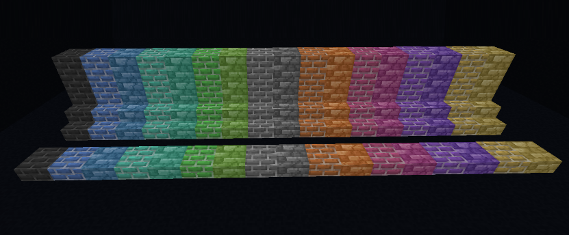 Сравнение стандартных и новых декоративных блоков в Minecraft