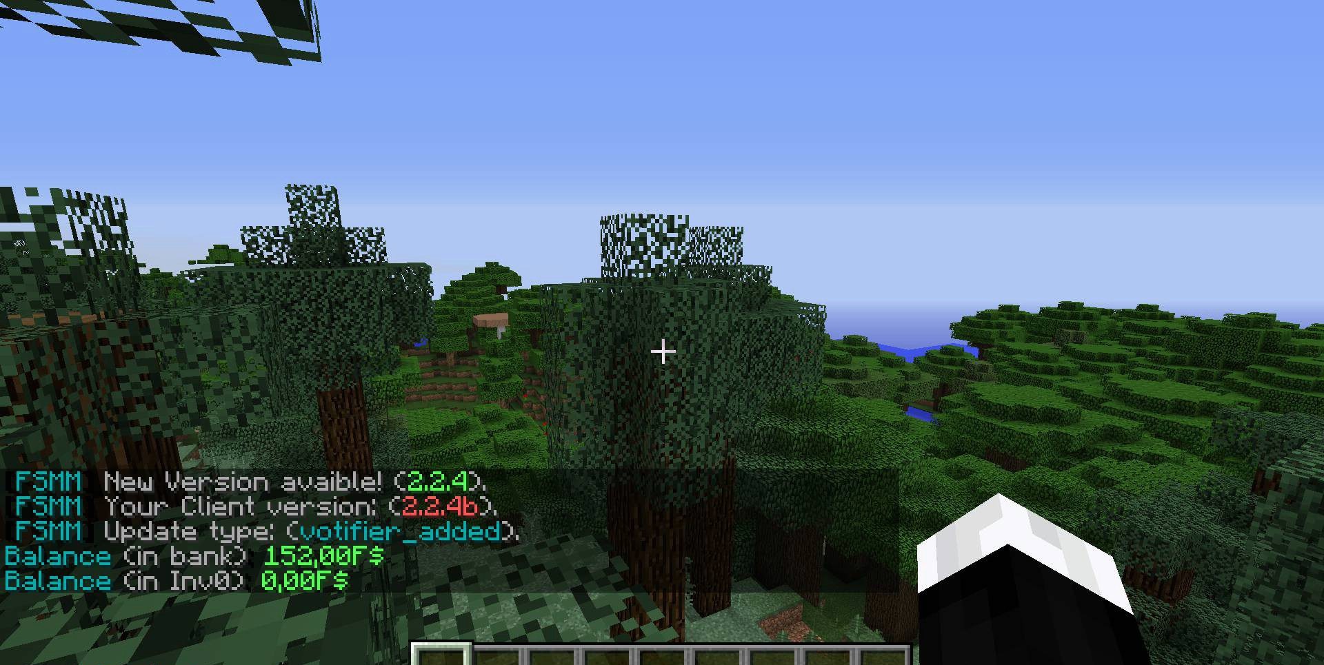 Интерфейс банковских операций в моде Fex’s Small Money для Minecraft