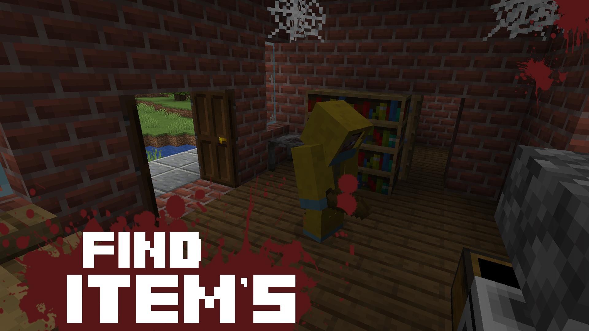 Исследование подводного храма в Minecraft с припасами и сокровищами